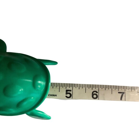 Green Wind-Up Turtle Pool Bath Toy Target 4” Long Sun Squad Floats - Picture 6 of 6